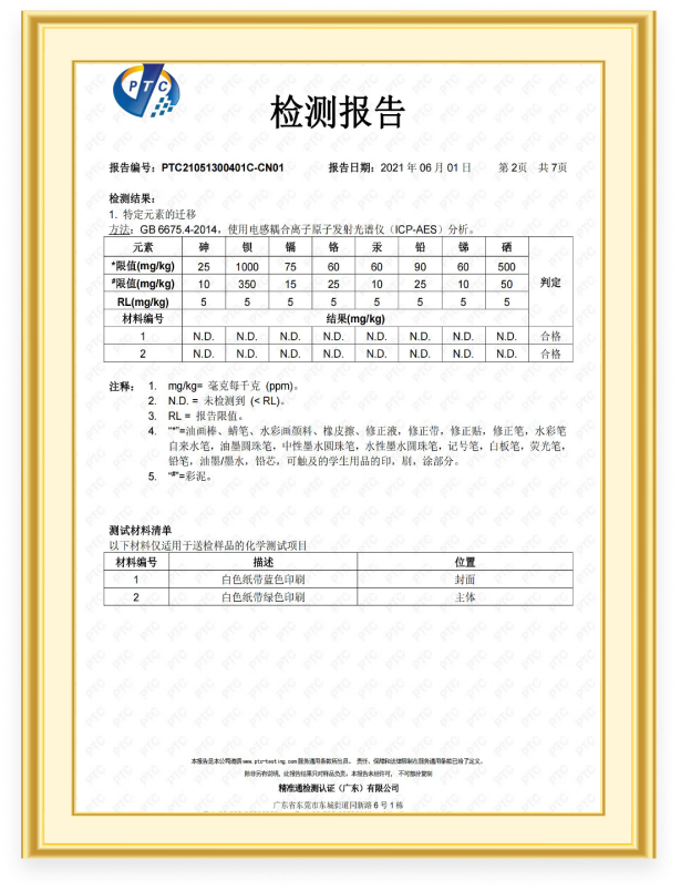 检测报告